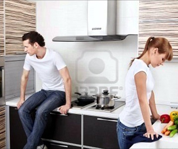 AMBER AND TED HEAT UP THE KITCHEN